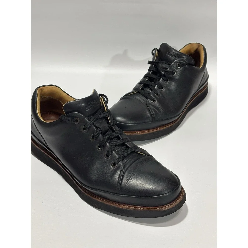 Samuel Hubbard Men's Sz11 DressFast Dress Sneaker Black Leather EU 44.5 Org $295